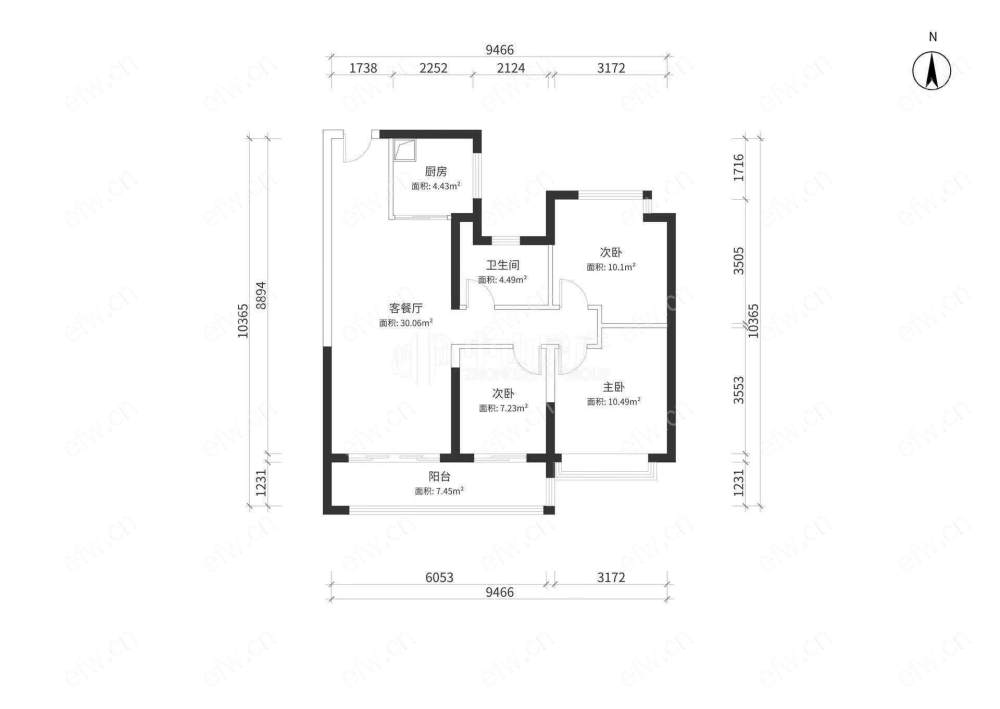 碧桂园都荟 3房 全明户型 另送家电