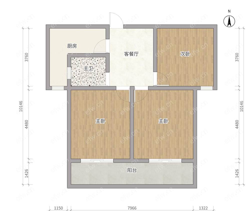 梧桐水岸 2室1厅1卫