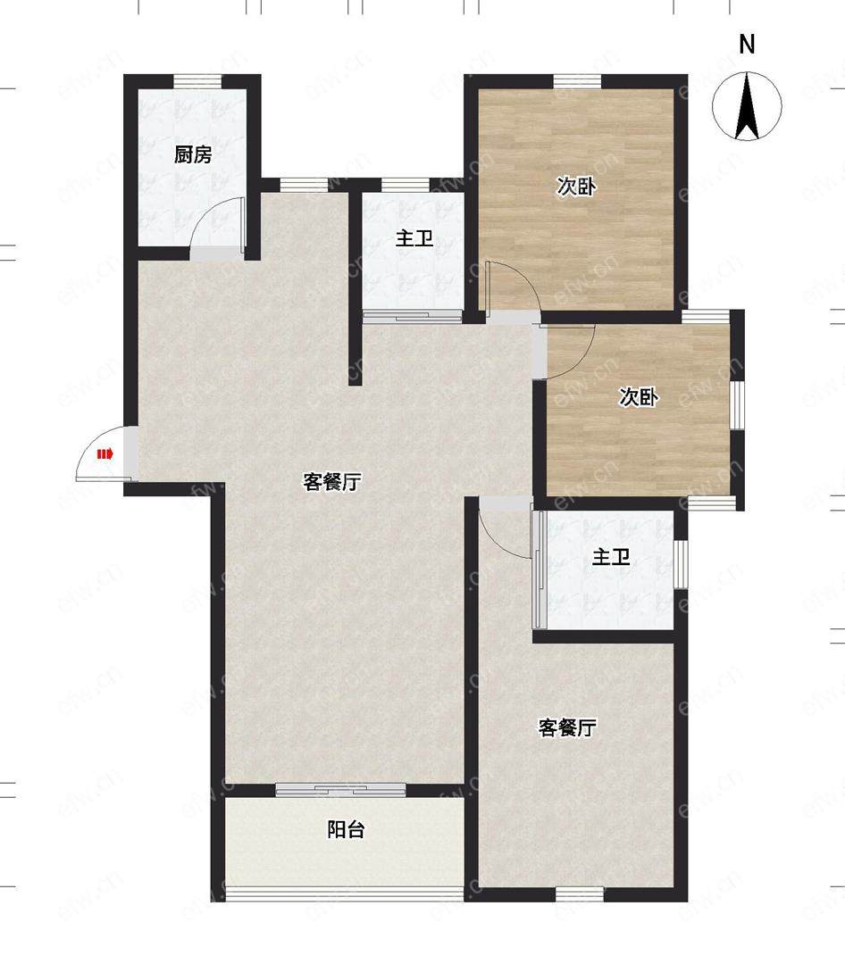 盛世家园电梯大三房