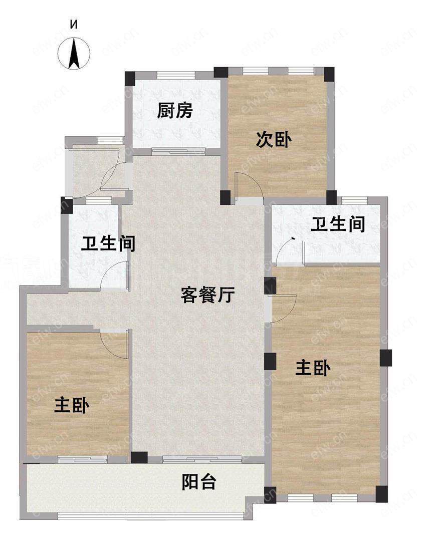 洋房，，    新空毛坯