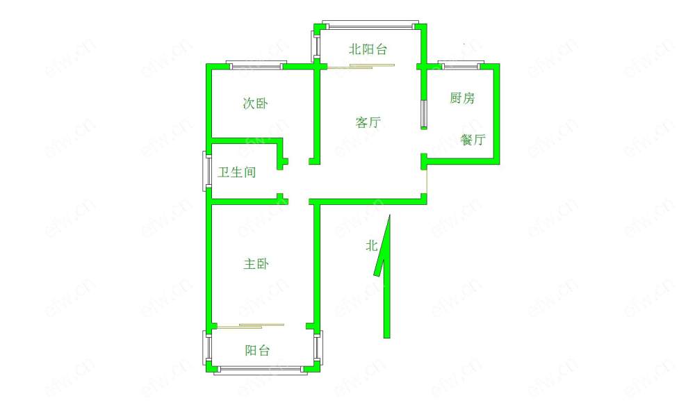 桃源人家精装两室两厅拎包入住