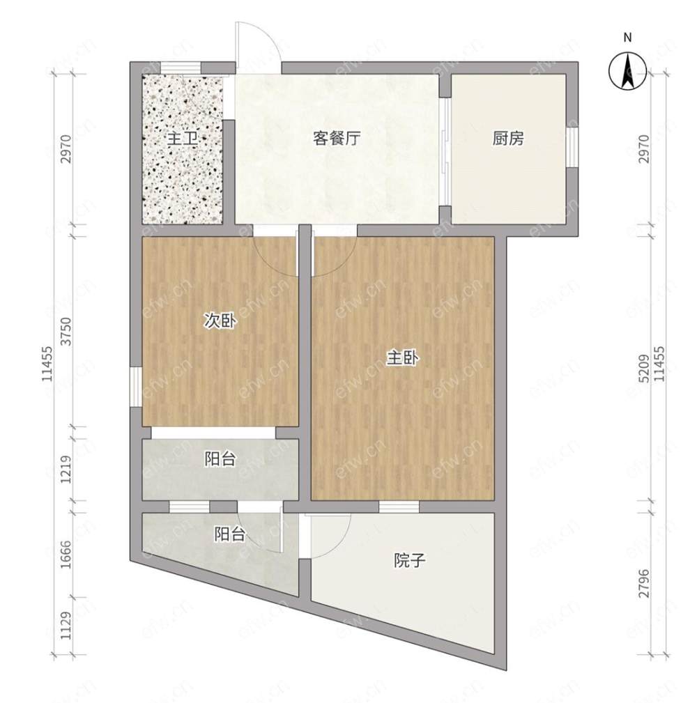 黄巷新村 2房 全明户型 另送家电