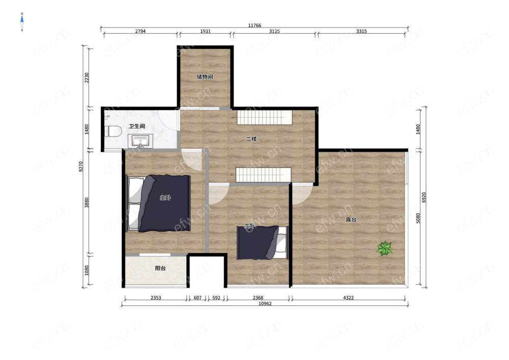 village room房 全明户型 另送家电