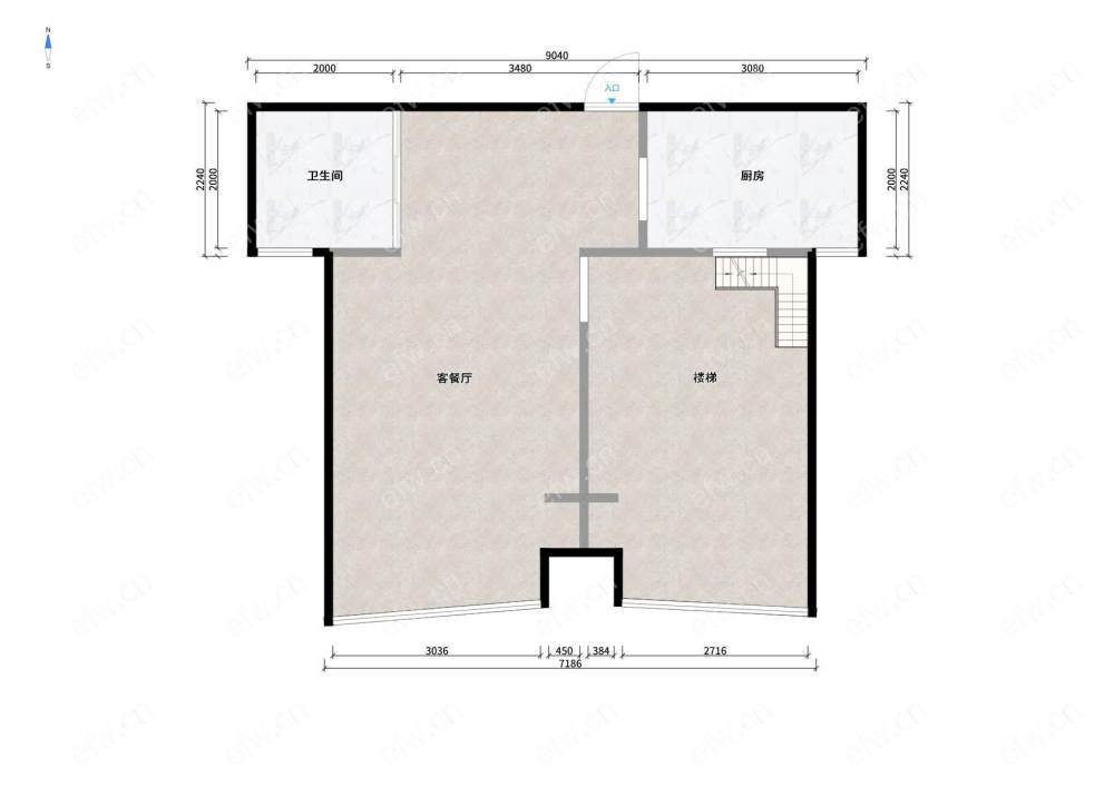 village room房 全明户型 另送家电