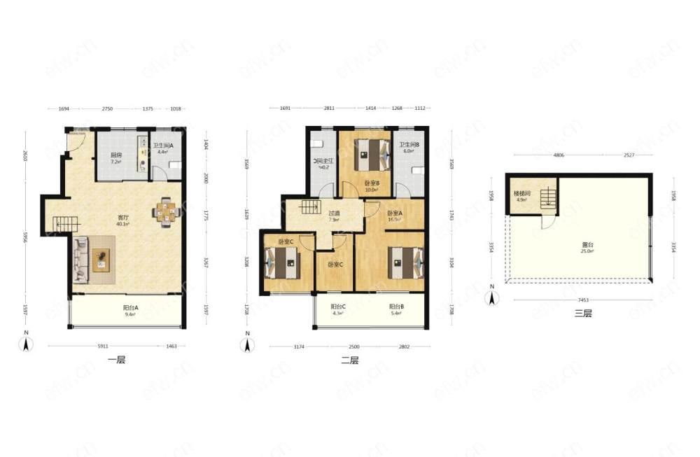 次新房没住过人，看房方便