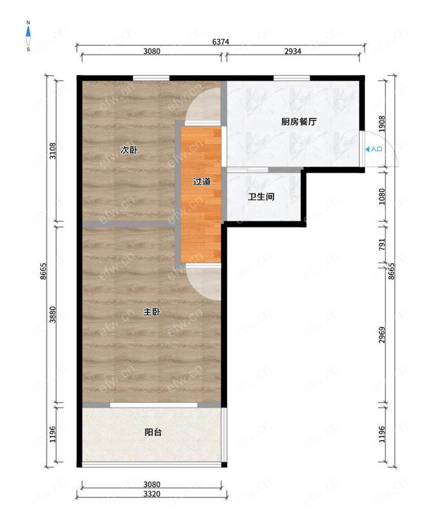 盛岸一村 2室1厅装修保养很好
