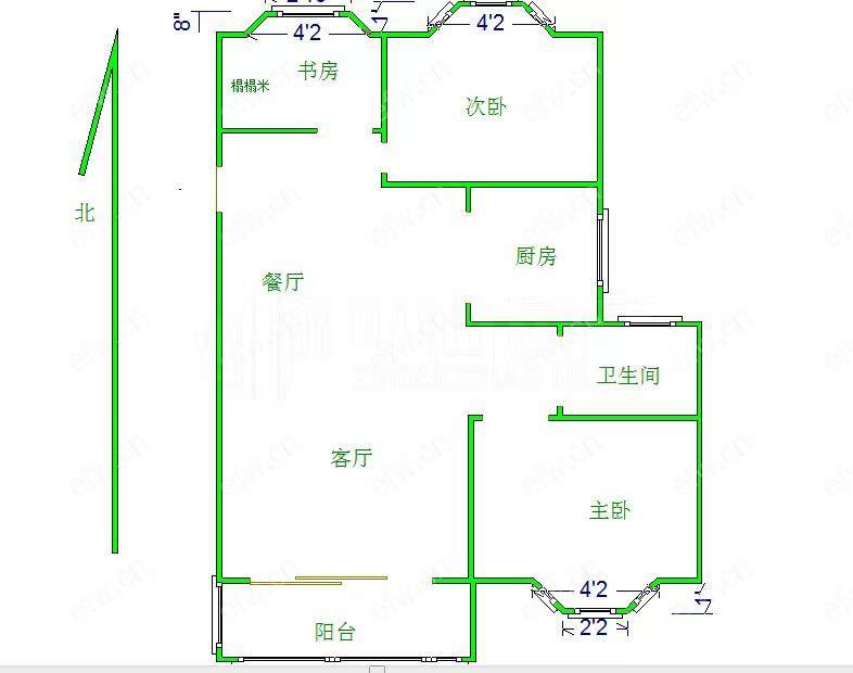 苏宁天御广场 3室2厅