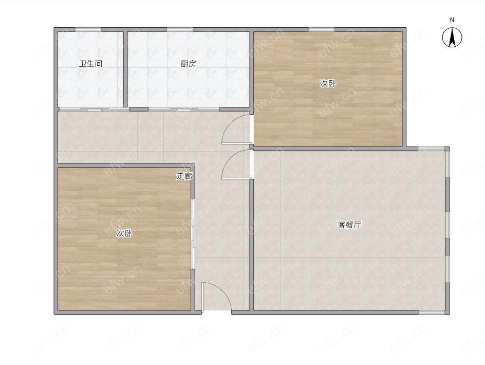 德兴巷 非顶楼 精装2房  现在1年级