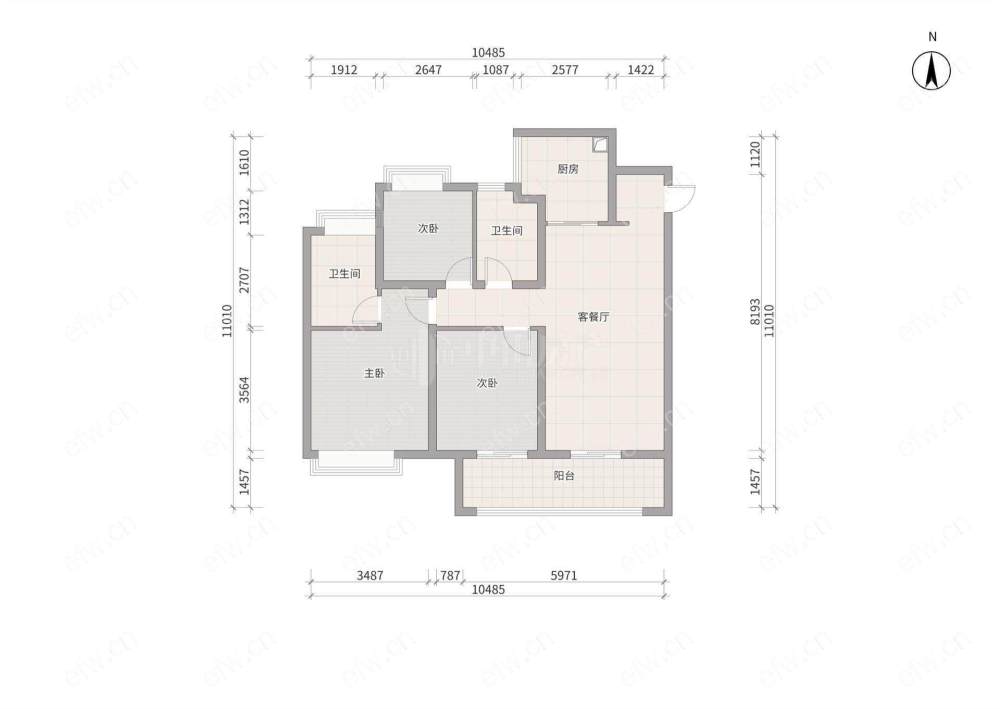 room房豪装拎包即住,village尽享优雅品质,多重阳台+飘窗