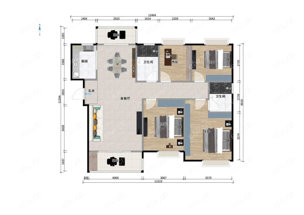 全屋精装修，品牌家电，靠近地铁