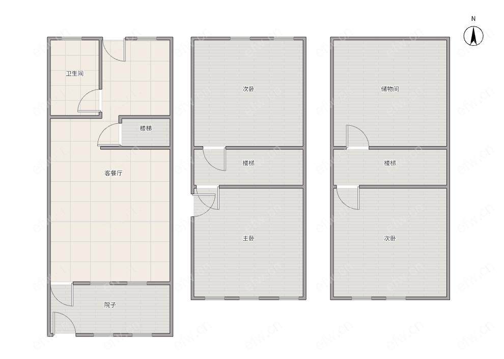 柴机新村 上下3层  小别墅  独门独户  带小院 准拆迁房