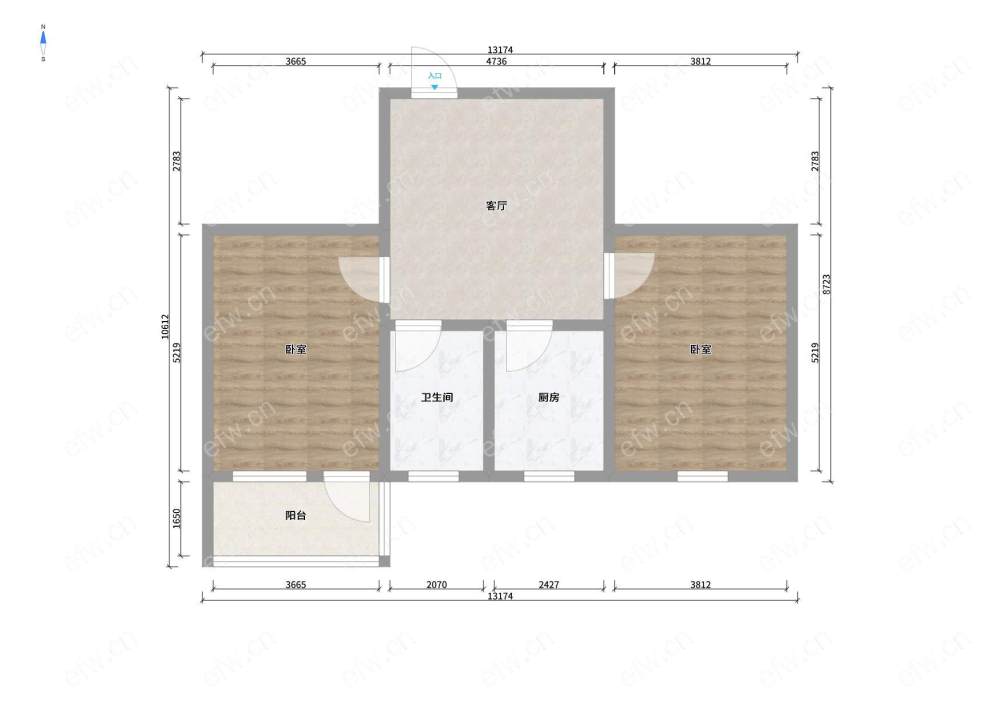 建设新村2室一厅出售