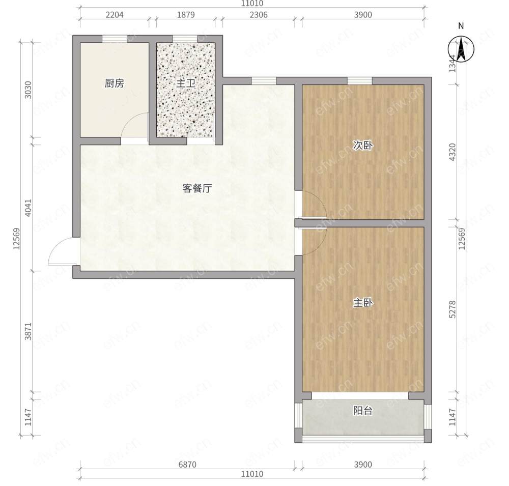 近4号地铁 精装2房 看中可谈