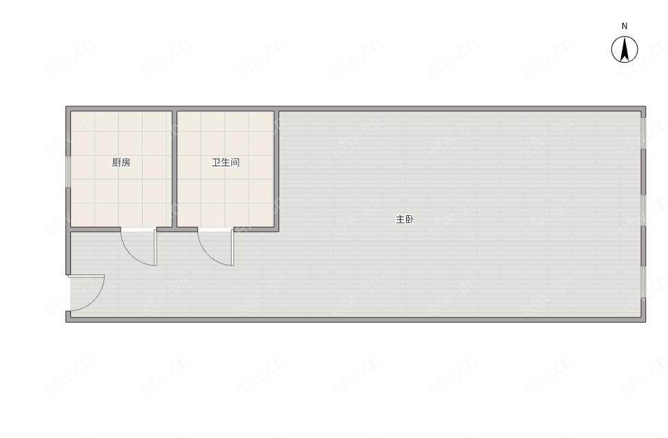 花郡家园2房公寓