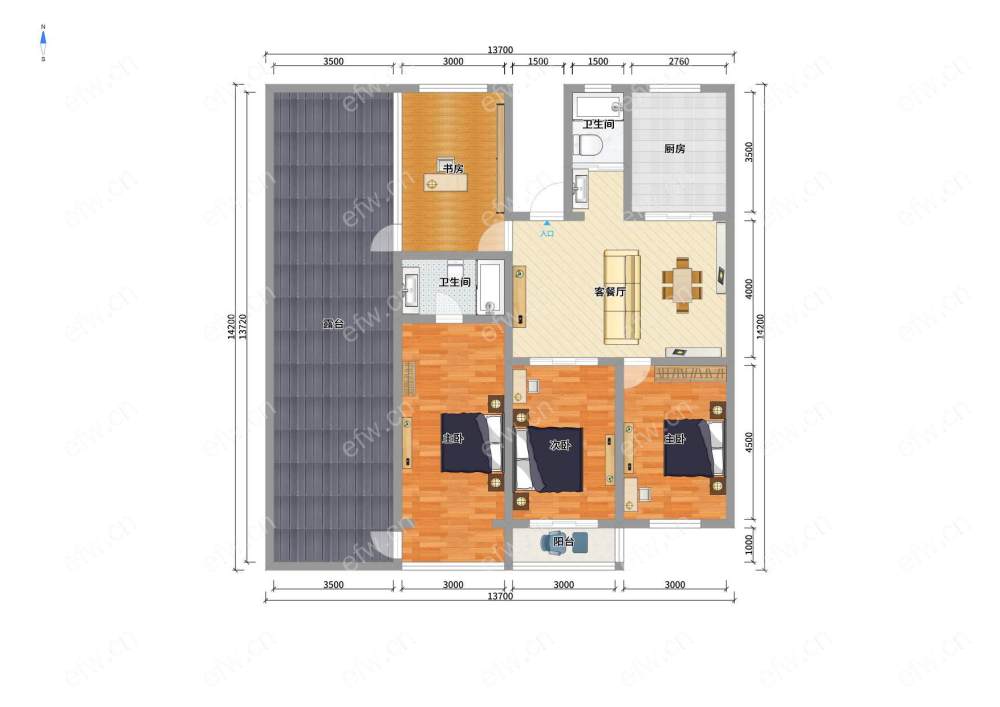 住友家园（住友苑） 3室2厅