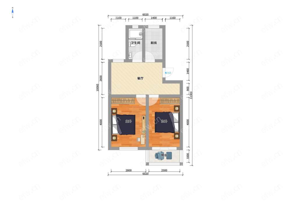 锡景苑 新空商品房   两房  朝南出售
