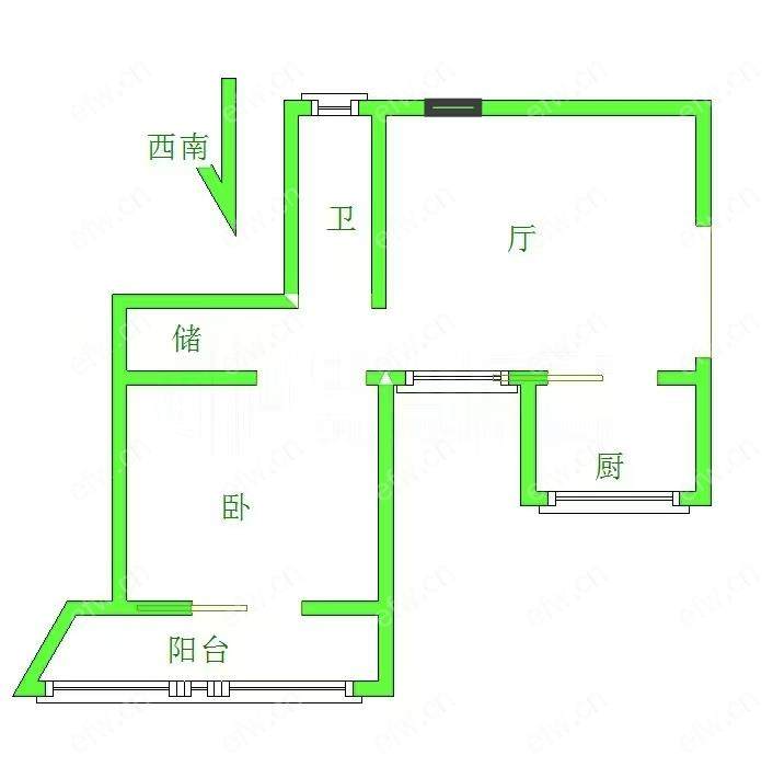沁园新村地铁口精装电梯小户型
