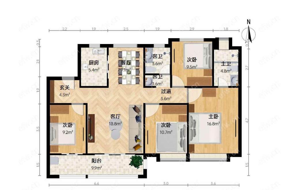 美的精装洋房全屋定制