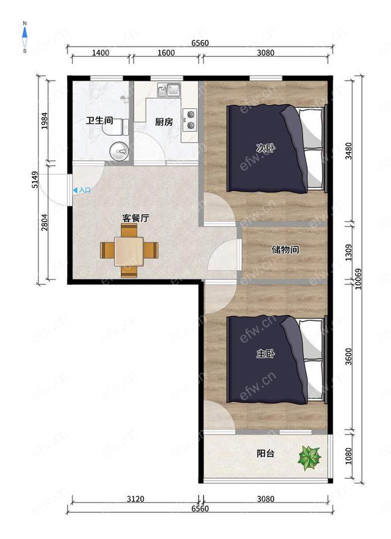 2楼 简单装修