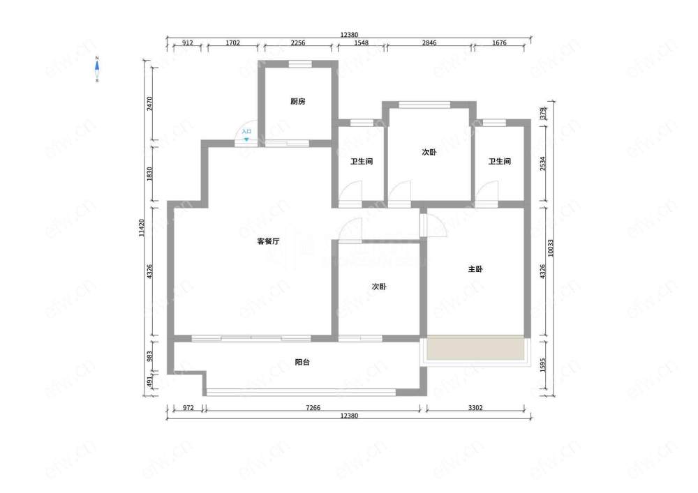 新城天一府  花园洋房   7月24日满2年