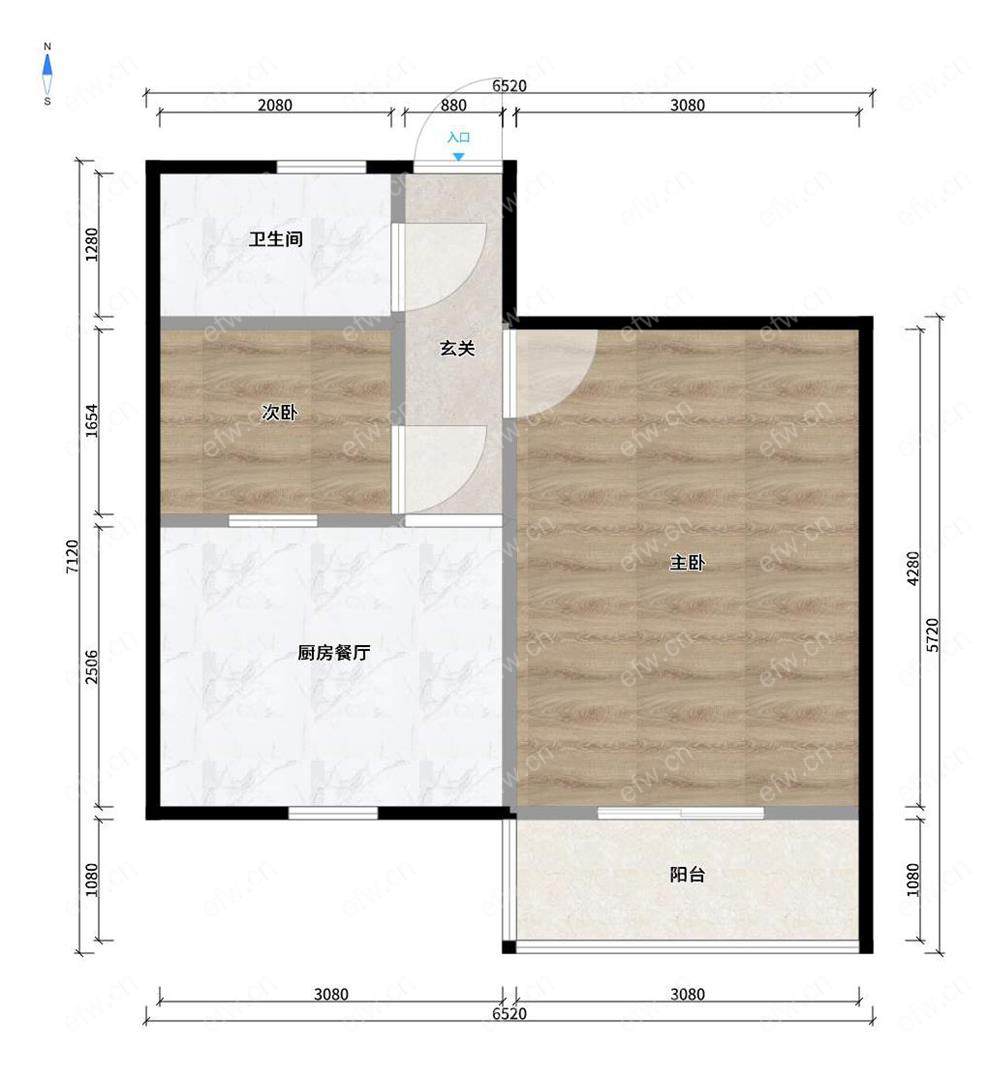 惠龙新村,二楼1室1厅1卫， 菜场边上