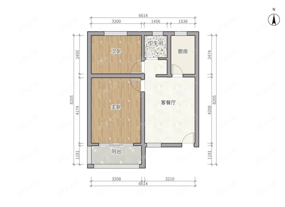 五爱家园可用小2房