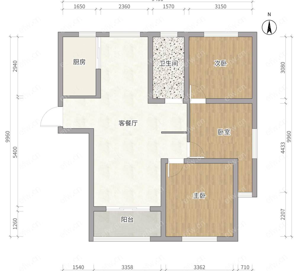3房豪装拎包即住,新街家园尽享优雅品质,多重阳台+飘窗
