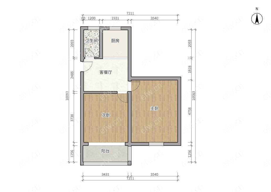 中桥二村 2室1厅