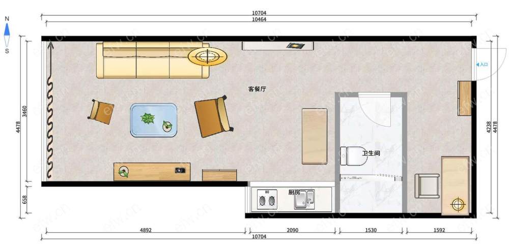 复  式  公  寓