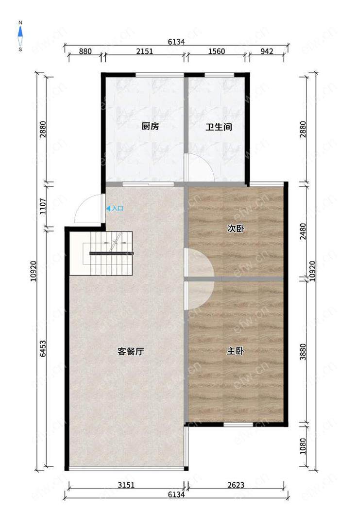 二泉花园 4室2厅 156平