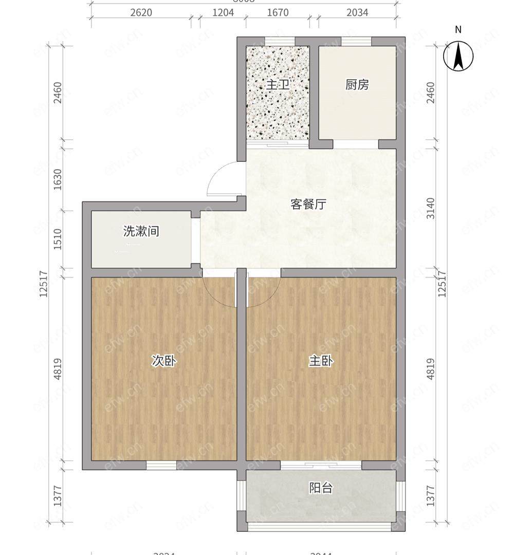 婚装全明东边户2房,五河新村 格局工整合理