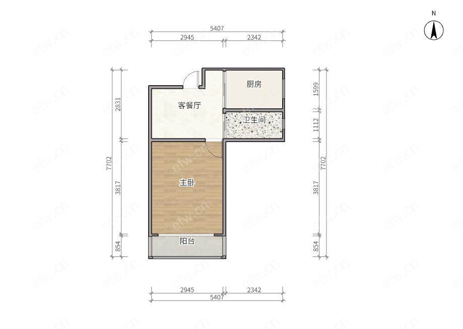 南苑新村（梁溪） 1房 全明户型 另送家电