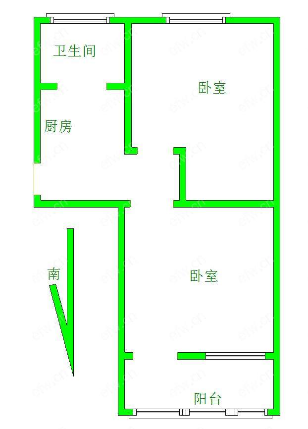 建设新村 2室1厅出售