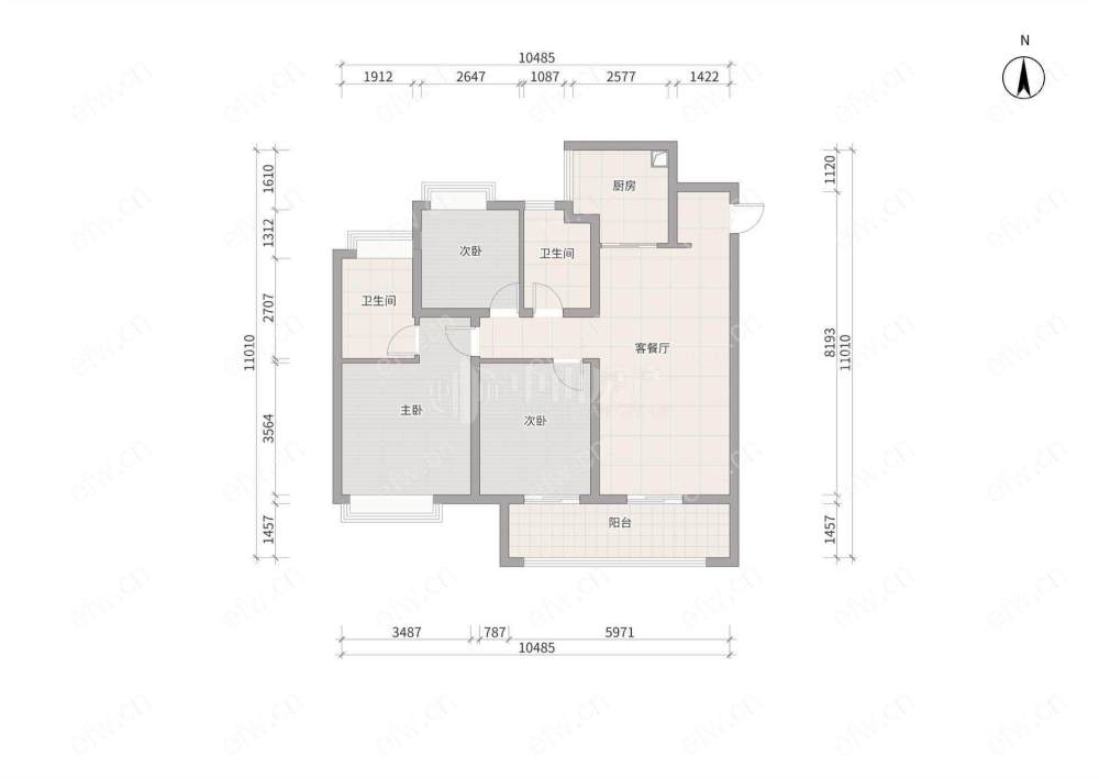 婚装全明东边户room房,village 格局工整合理