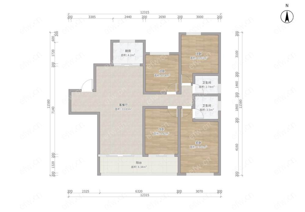 玉兰公馆一区 三开间朝南 近学校  品质物业  成熟小区 房龄新