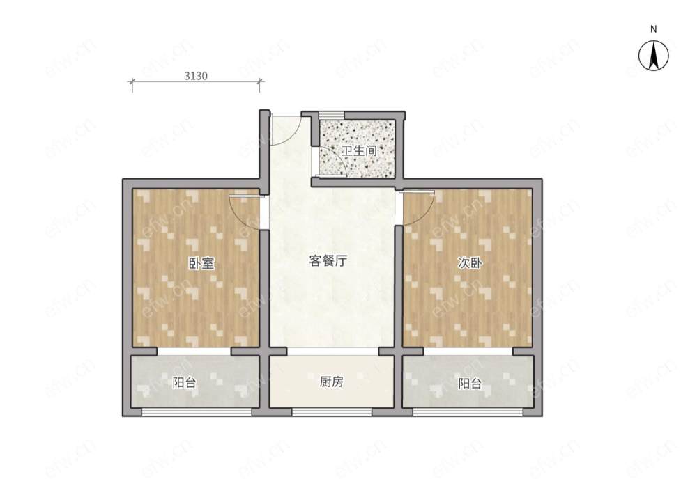 老装修   三开南    中间套    单价优