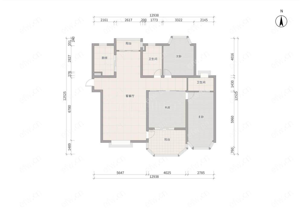 village room房 全明户型 另送家电