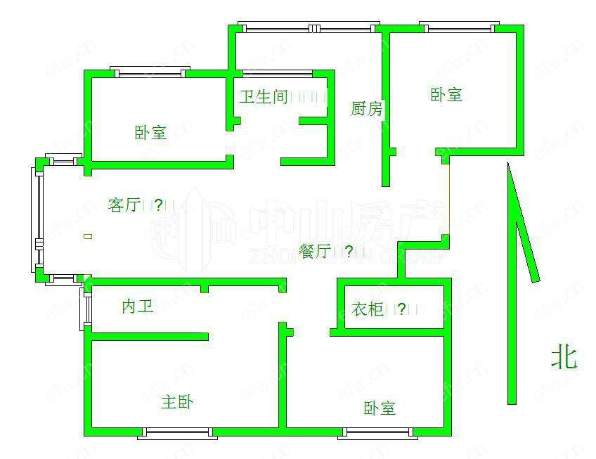 长安人家精装4房2厅2卫出售。