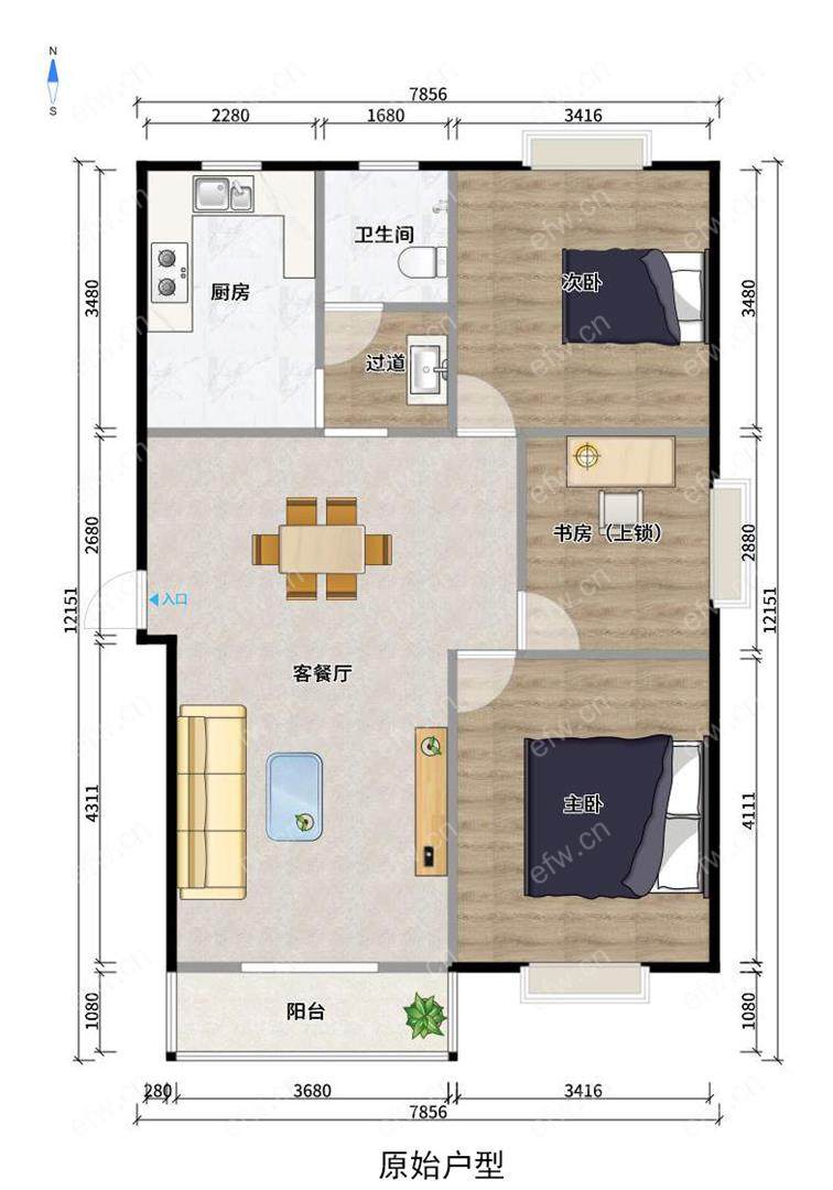 隆泉园 3房 全明户型 另送家电