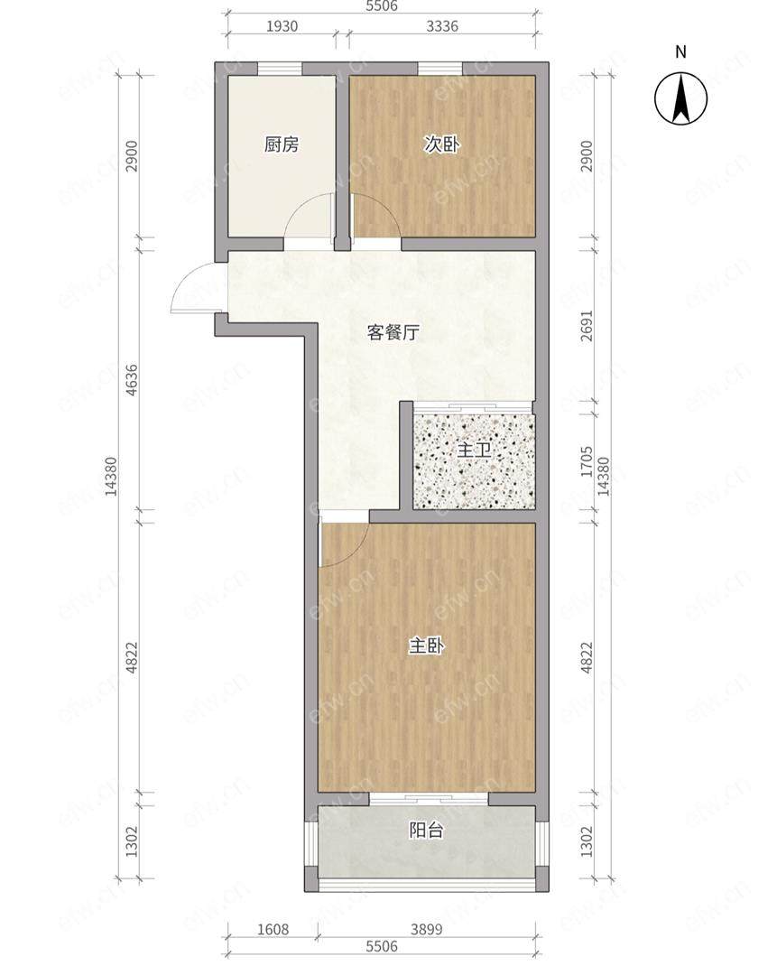 锡澄三村 2室1厅 简约两房