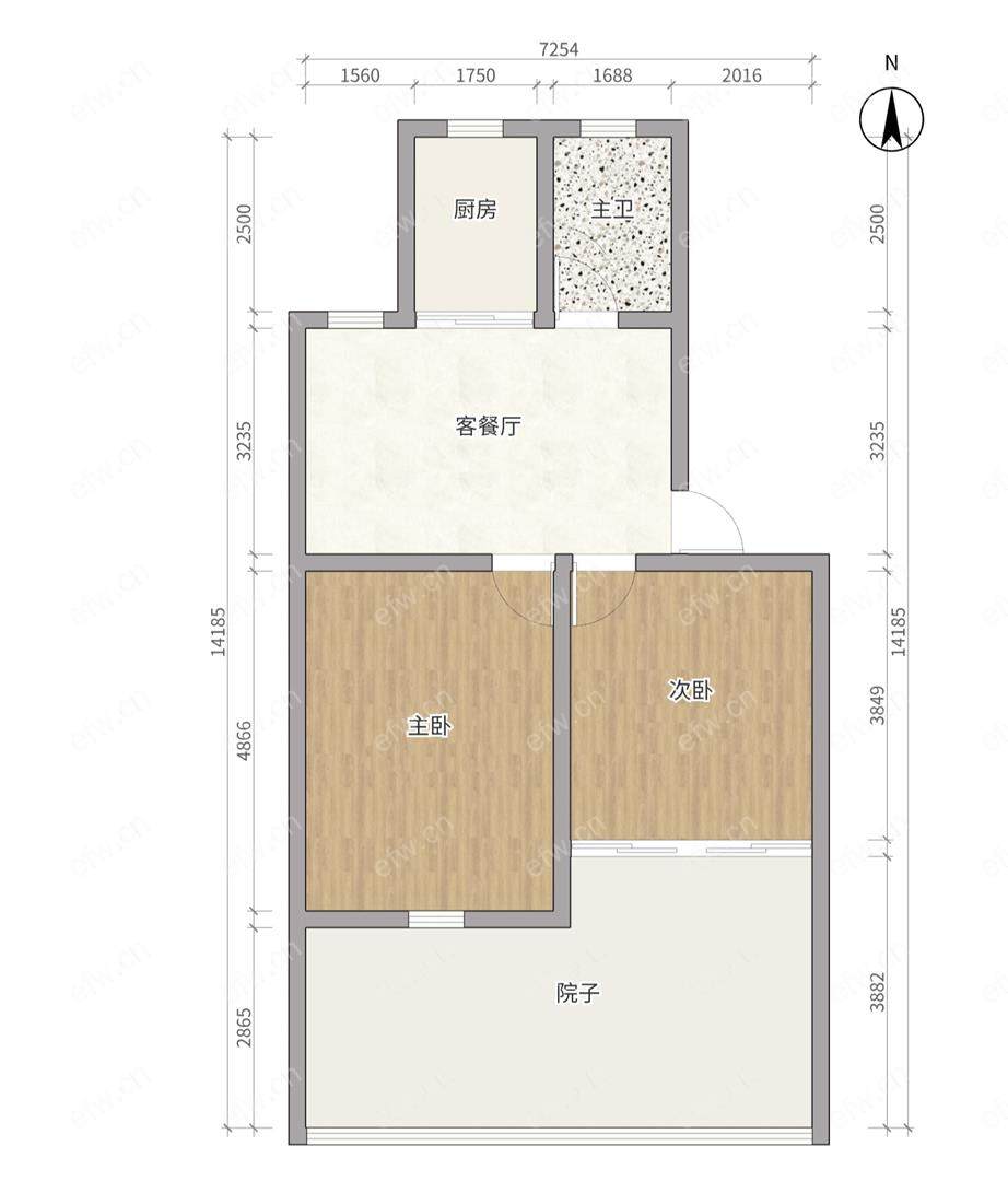五河新村 2室1厅