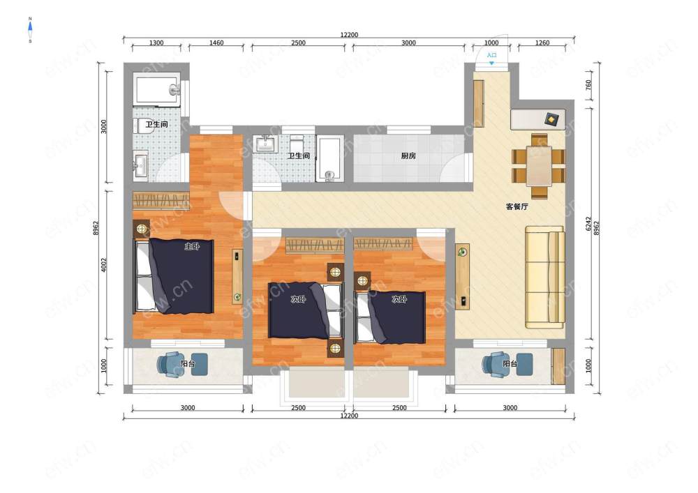 village  精装room房 近地铁口  房东诚售