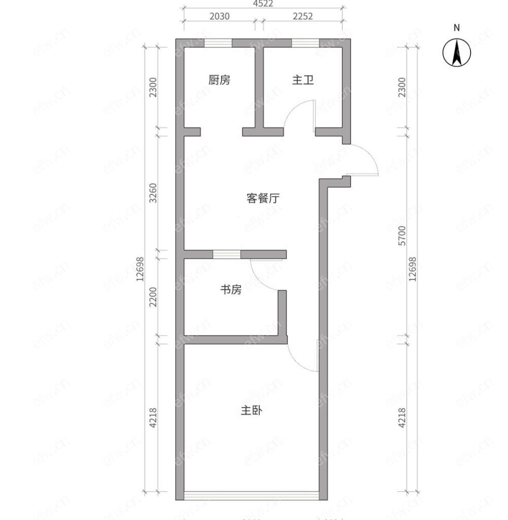 五里新村精装单间出售，五爱