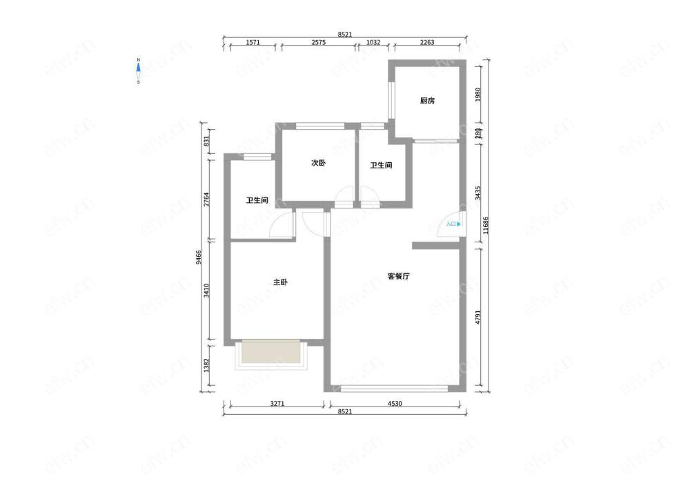诚信出售拎包入住看房好晚上