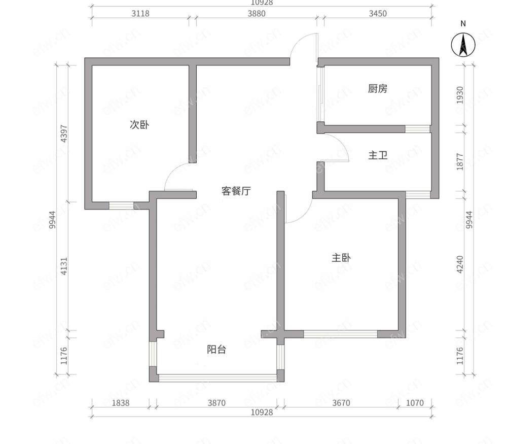 寺头家园三期精装2房 商品房 近地铁奥莱
