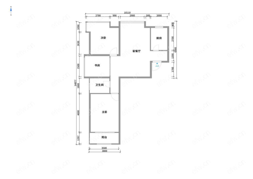 东方天郡 3室2厅 品质小区