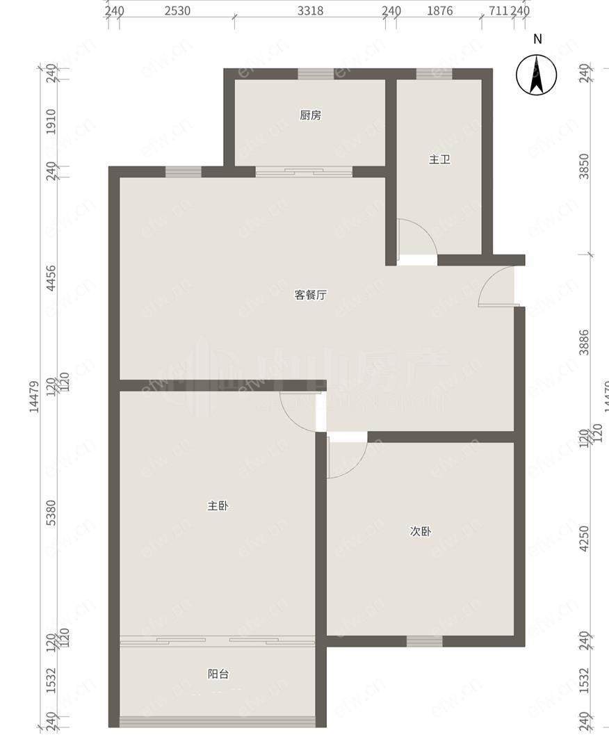 民丰北苑2房2厅出售