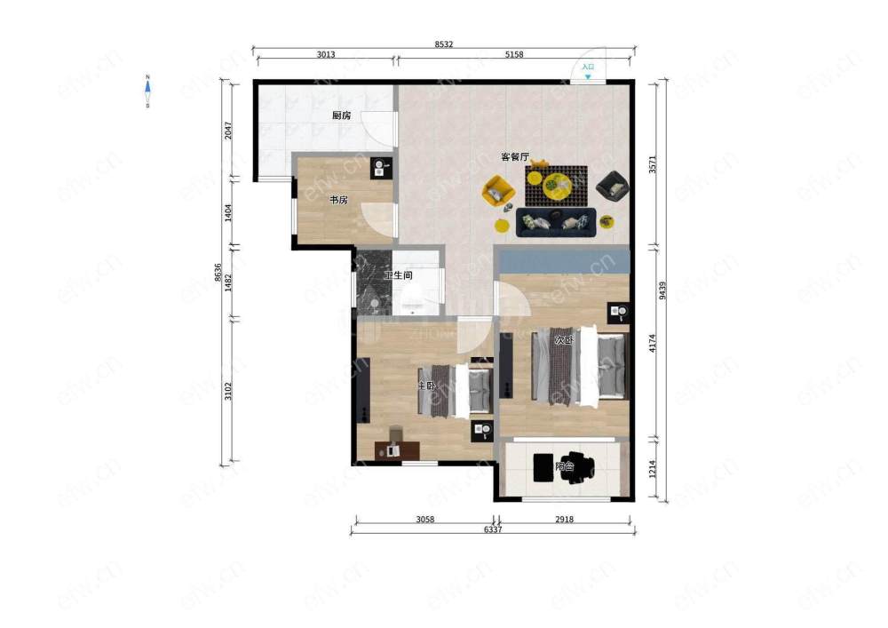 精装修拎包入住