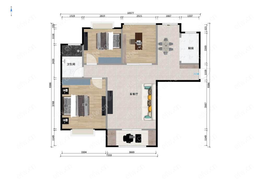 精装修 拎包入住