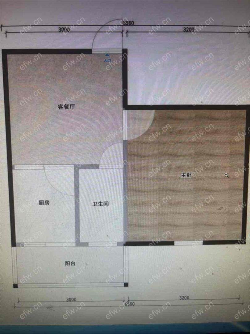 惠东里精装1室  随时看房 拎包入住